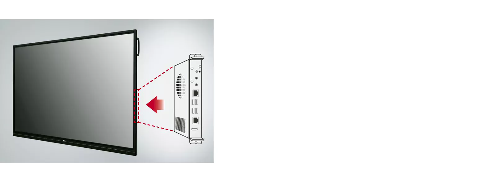 Photo to Built-in OPS Slot
