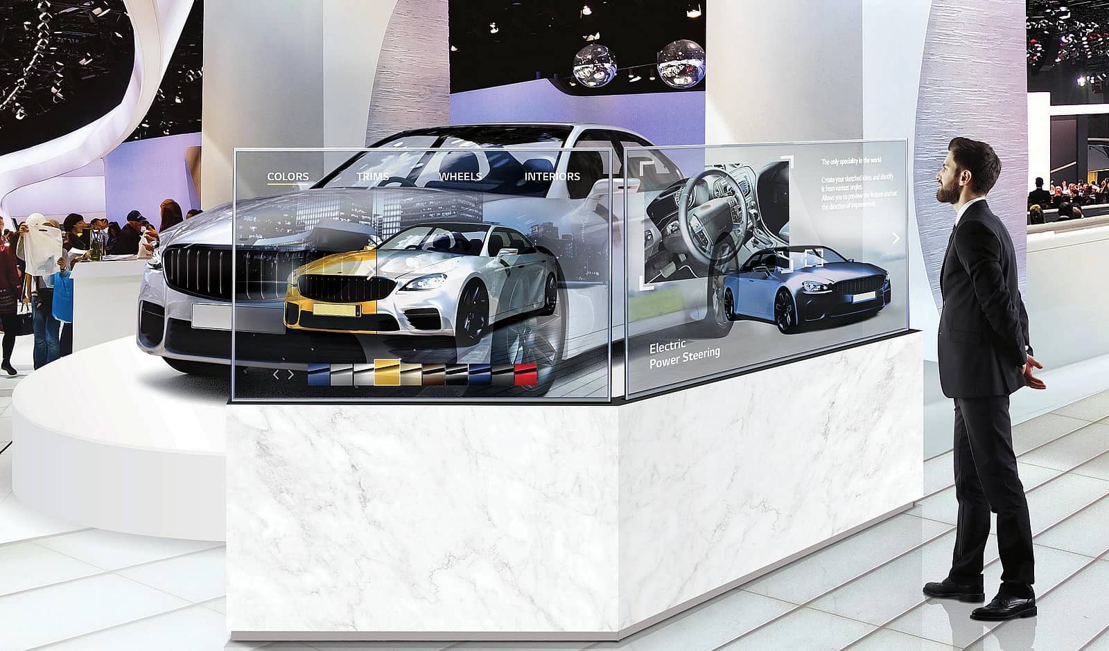 Колаж Прозорі Дисплеї